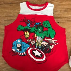 Marvel avengers muscle tee